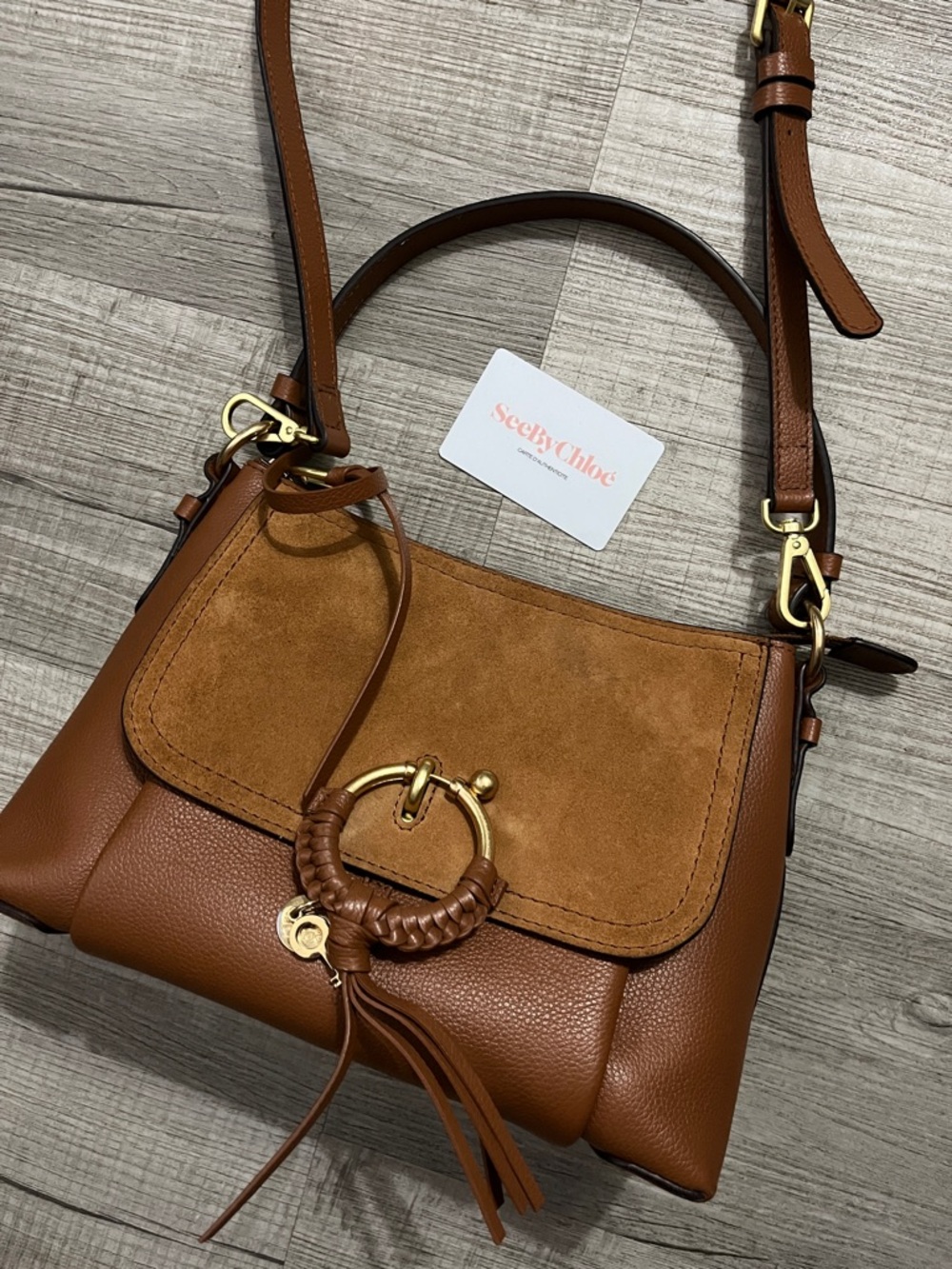 See By Chloe Leather Shoulder Bag - Picture 12 of 14